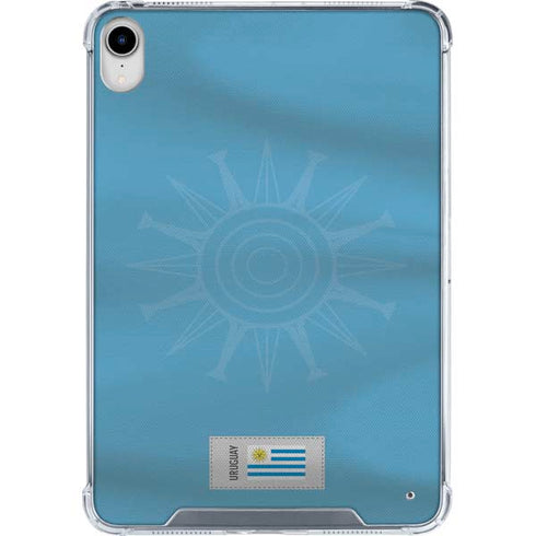 Uruguay Soccer Flag iPad 11th Gen (2025) Clear Case