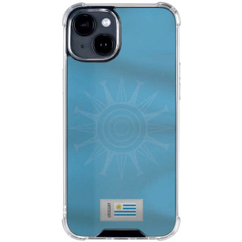Uruguay Soccer Flag iPhone 15 Clear Case