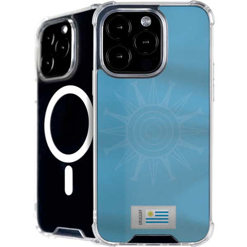 Uruguay Soccer Flag iPhone 16 Pro MagSafe Case