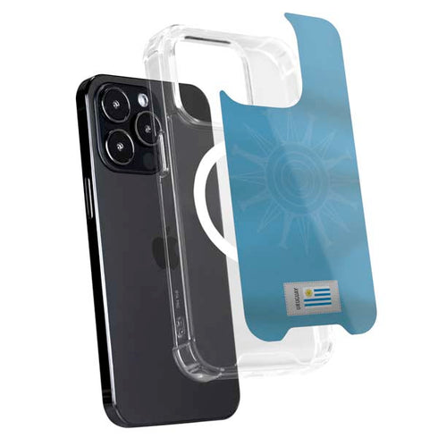 Uruguay Soccer Flag iPhone 16 Pro MagSafe Case