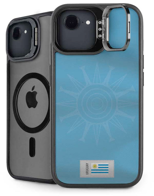Uruguay Soccer Flag iPhone 16e Kickstand Case