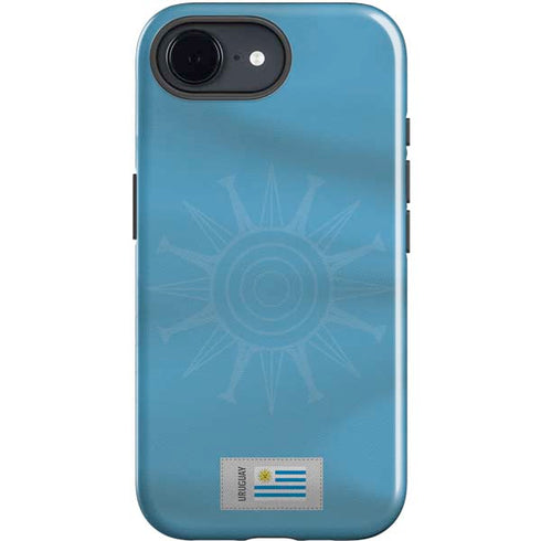 Uruguay Soccer Flag iPhone 16e Impact Case