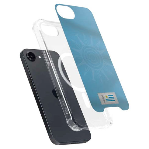 Uruguay Soccer Flag iPhone 16e MagSafe Case