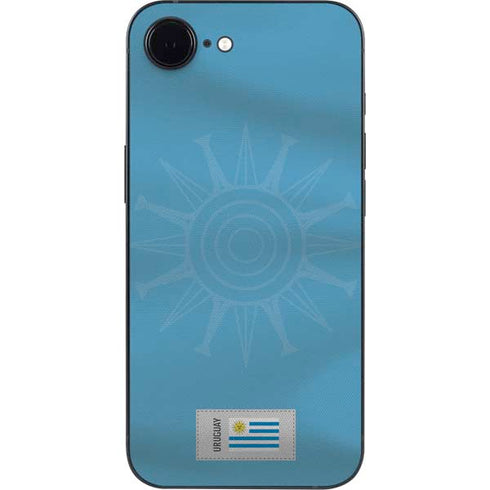 Uruguay Soccer Flag iPhone 16e Skin