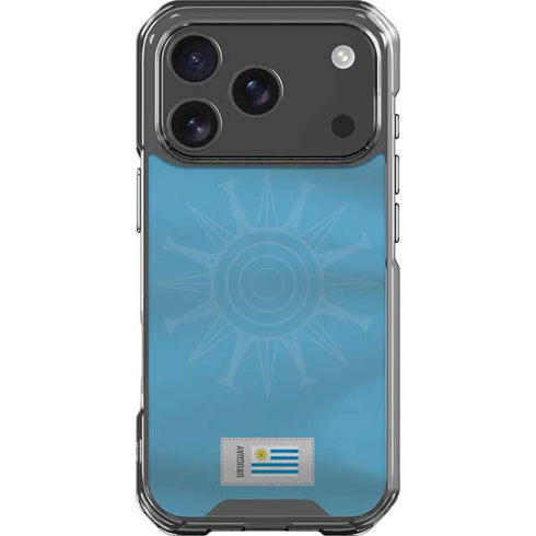 Uruguay Soccer Flag iPhone 18 Pro Clear Case