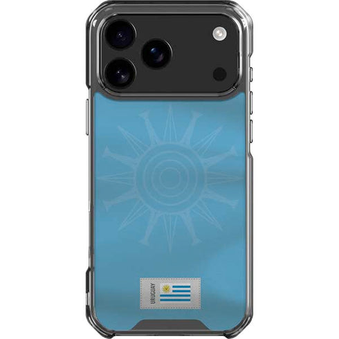 Uruguay Soccer Flag iPhone 18 Pro Max Clear Case
