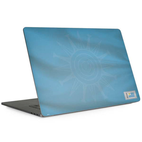 Uruguay Soccer Flag MacBook Skins