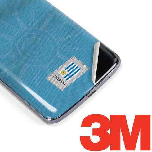 Uruguay Soccer Flag Moto E5 Plus Skin