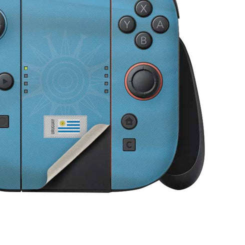 Uruguay Soccer Flag Nintendo Switch 2 (2025) Joy-Con Controller Skin