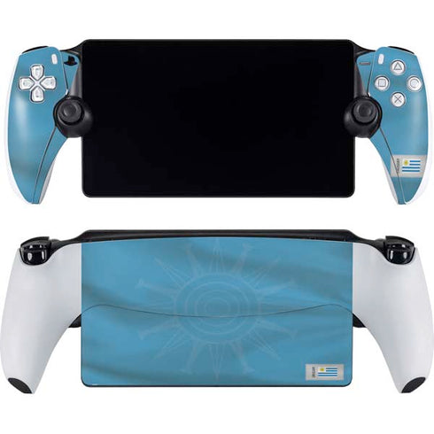 Uruguay Soccer Flag PlayStation Portal Remote Player Skin