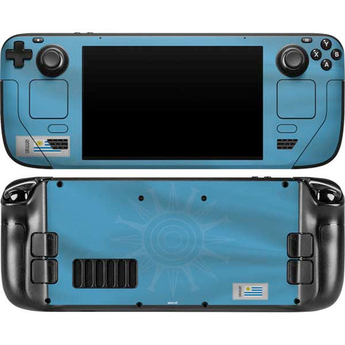 Uruguay Soccer Flag Steam Deck Handheld Gaming Computer OLED Skin