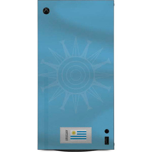Uruguay Soccer Flag XBox Series X Digital Edition Console Skin