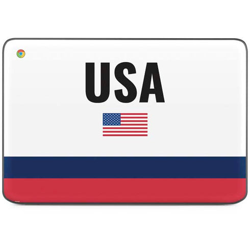 USA American Flag HP Chromebook Skin