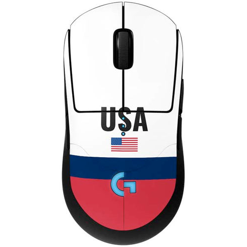 USA American Flag G Pro Wireless Gaming Mouse Skin
