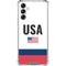 USA American Flag Gabb Phone 4 Clear Case
