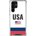 USA American Flag Galaxy S23 Ultra Clear Case