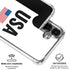 USA American Flag Galaxy S26 Clear Case