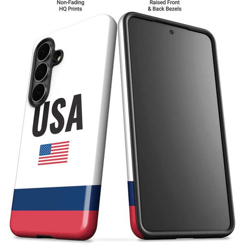 USA American Flag Galaxy S26 Plus Impact Case