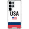 USA American Flag Galaxy S26 Ultra Clear Case