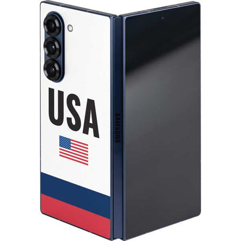 USA American Flag Galaxy Z Fold6 Skin