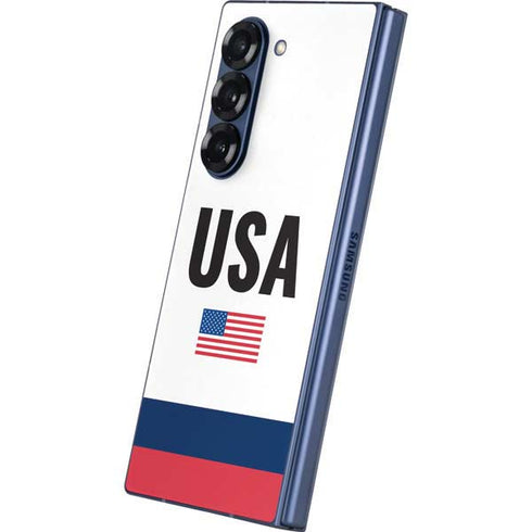USA American Flag Galaxy Z Fold6 Skin