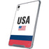 USA American Flag iPad 11th Gen (2025) Clear Case