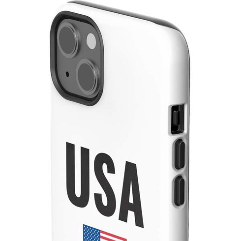 USA American Flag iPhone 15 Impact Case