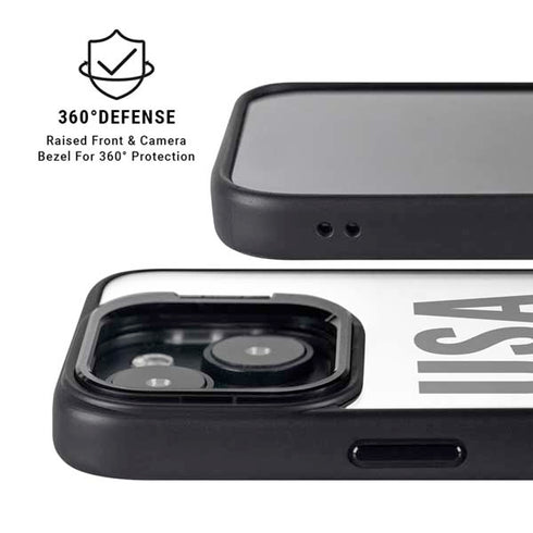 USA American Flag iPhone 15 Plus Kickstand Case