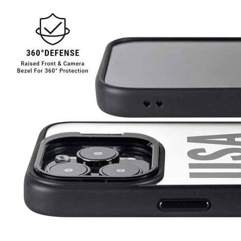 USA American Flag iPhone 15 Pro Kickstand Case