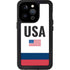 USA American Flag iPhone 15 Pro Waterproof Case