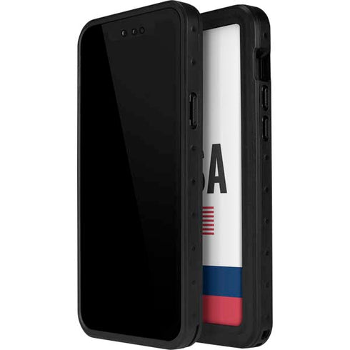 USA American Flag iPhone 15 Pro Waterproof Case