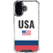 USA American Flag iPhone 16 Clear Case
