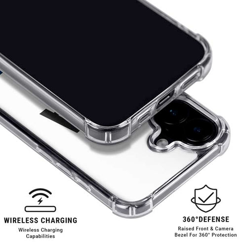 USA American Flag iPhone 16 Clear Case