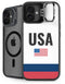 USA American Flag iPhone 16 Plus Kickstand Case