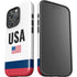USA American Flag iPhone 16 Pro Impact Case