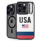 USA American Flag iPhone 16 Pro Kickstand Case