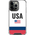 USA American Flag iPhone 16 Pro Max Clear Case