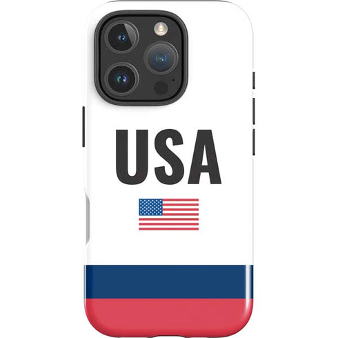 USA American Flag iPhone 16 Pro Max Impact Case