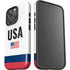 USA American Flag iPhone 16 Pro Max Impact Case