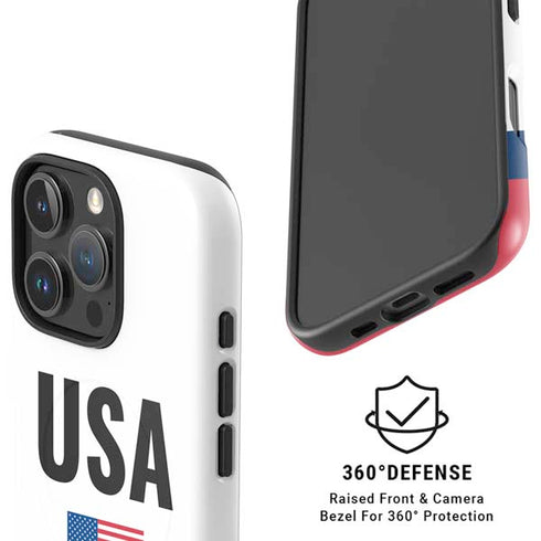 USA American Flag iPhone 16 Pro Max Magsafe Impact Case