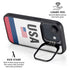 USA American Flag iPhone 16e Kickstand Case