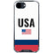USA American Flag iPhone 16e Clear Case