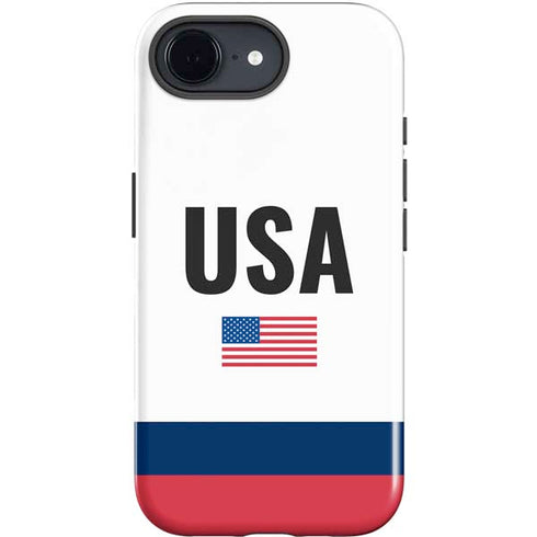 USA American Flag iPhone 16e Impact Case