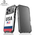 USA American Flag iPhone 18 Pro Clear Case