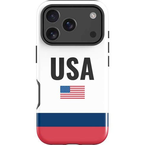 USA American Flag iPhone 18 Pro Impact Case