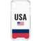 USA American Flag iPhone XS Clear Case
