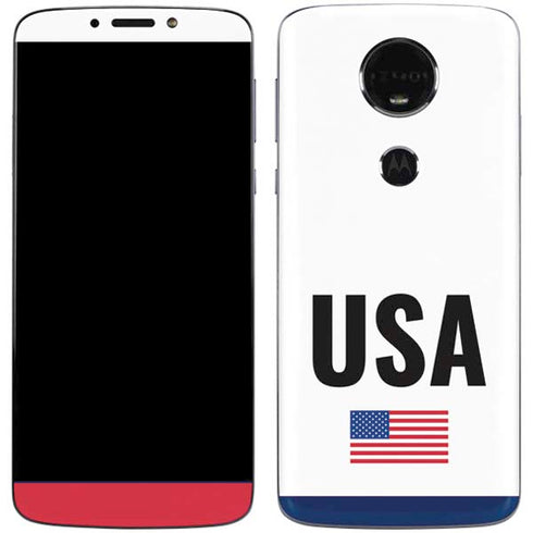 USA American Flag Moto E5 Plus Skin