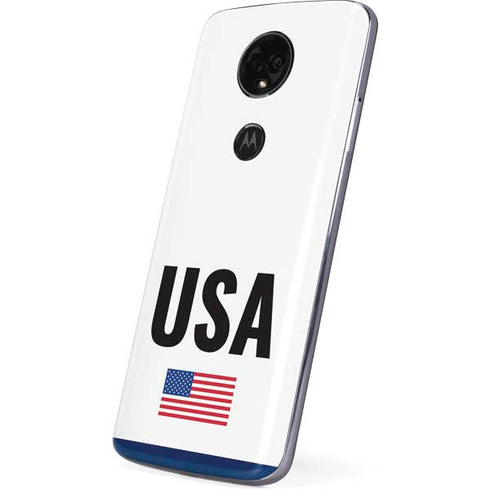 USA American Flag Moto E5 Plus Skin