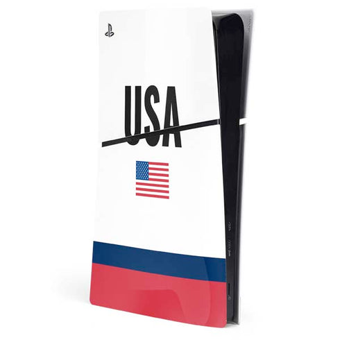 USA American Flag PS5 Slim Digital Edition Console Skin