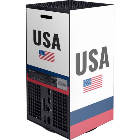 USA American Flag XBox Series X Digital Edition Console Skin